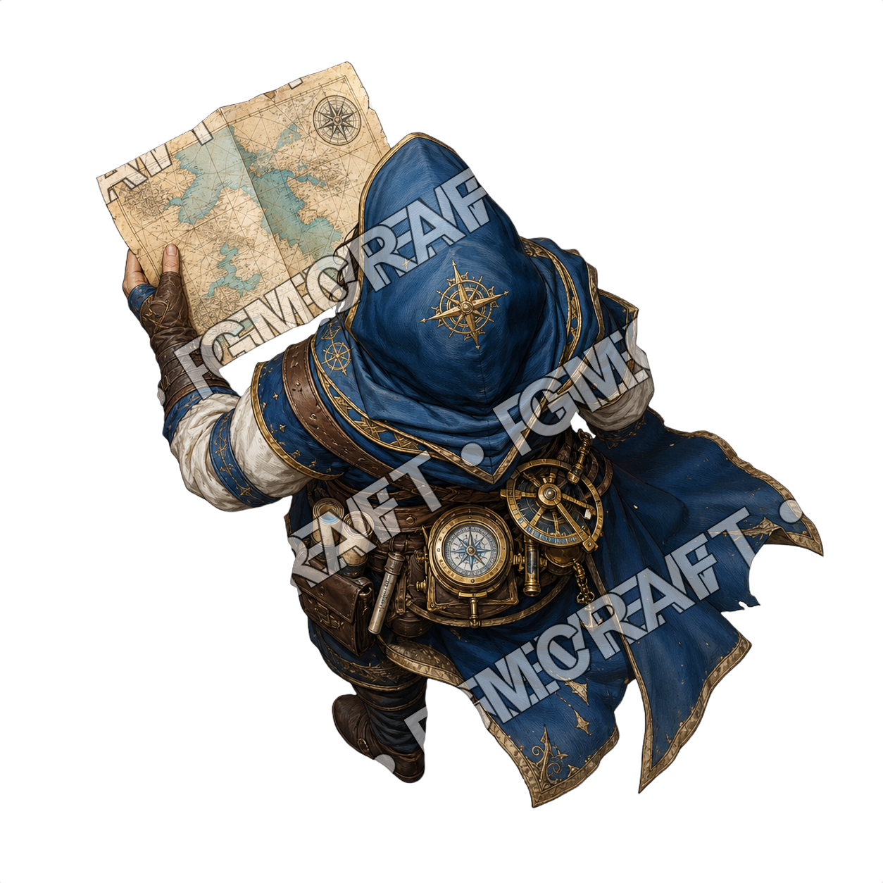Supply Skiff Navigator top-down token preview