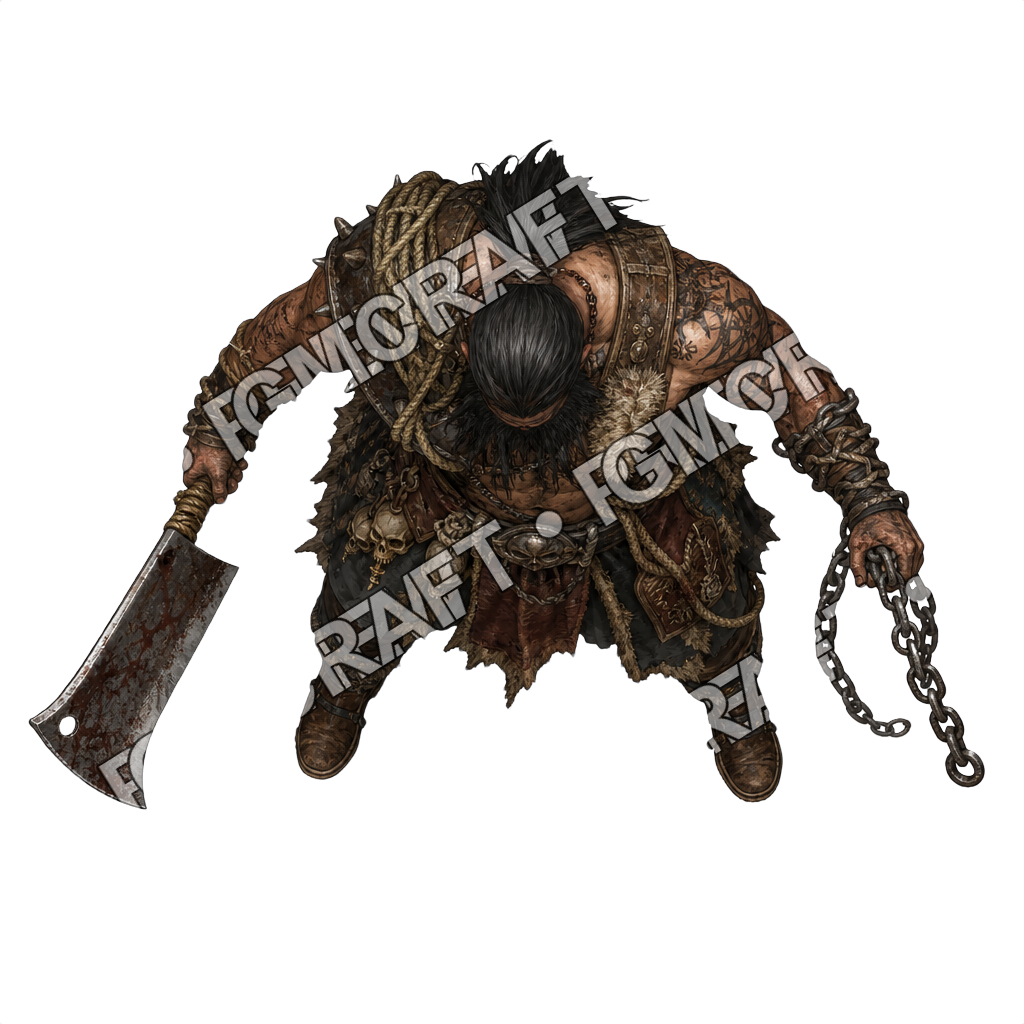 Chaotic Raider Vessel First Mate Brute top-down token preview