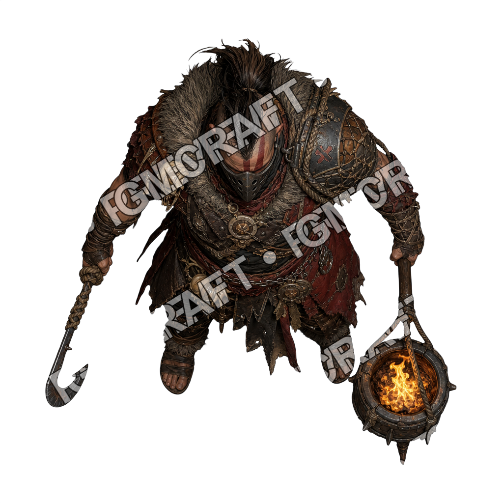 Chaotic Raider Vessel Torch Raider top-down token preview