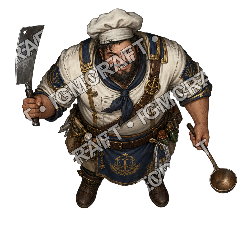 Floating Treasury Ship Ship Cook top-down token preview