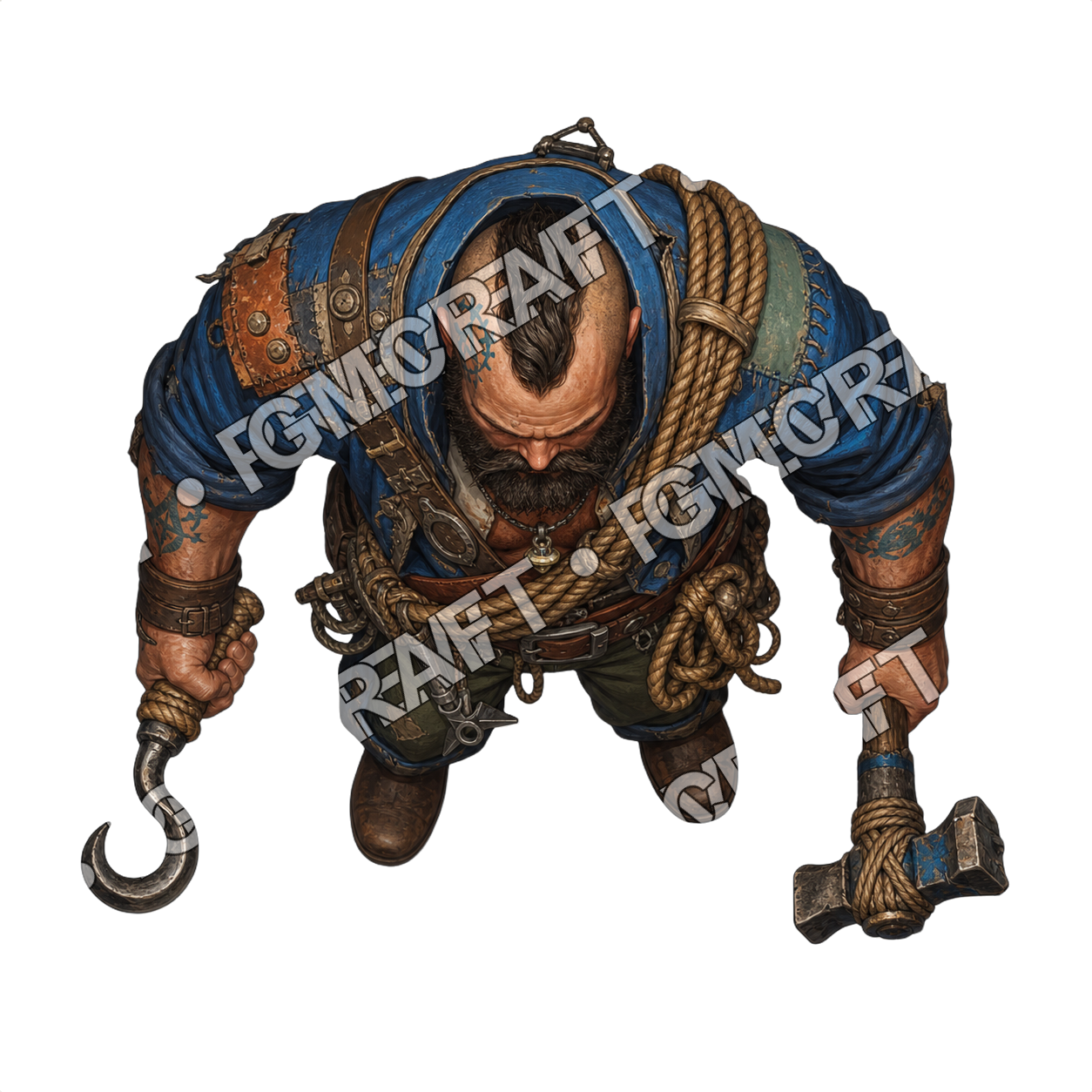 Scavenger Junk Bosun top-down token preview