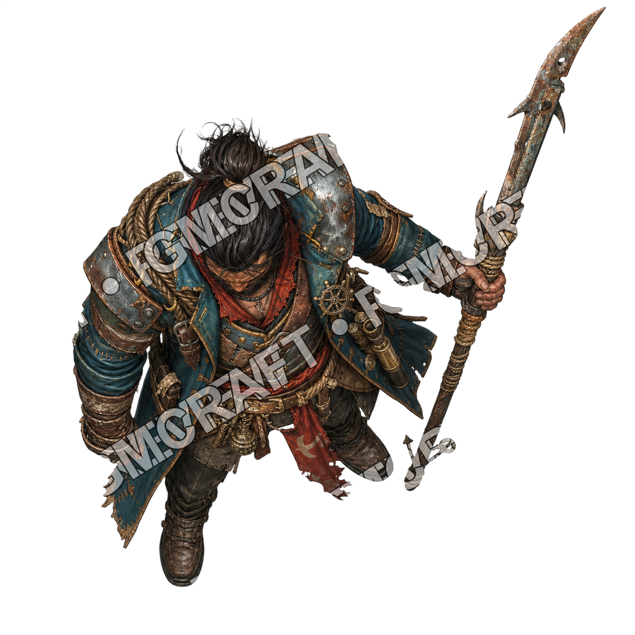 Scavenger Junk Captain top-down token preview