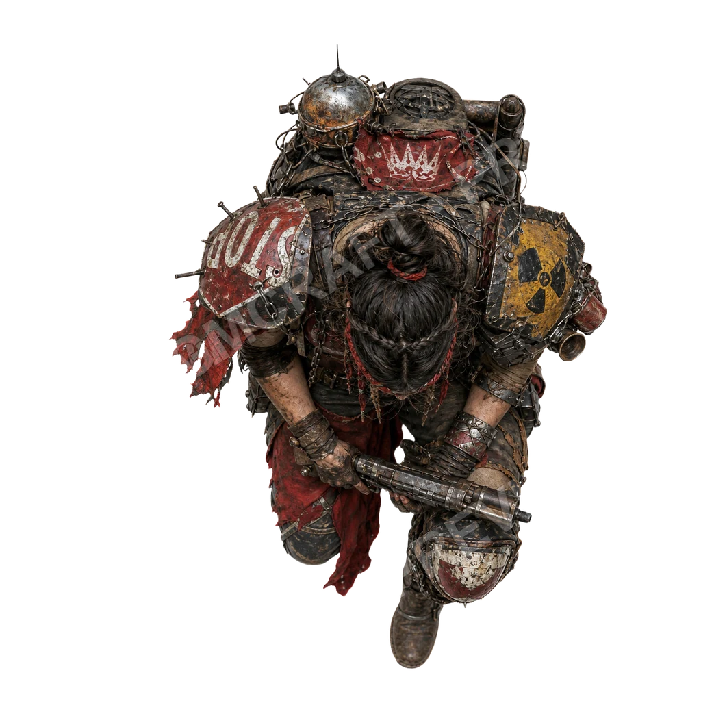 Warlords Lieutenants 47 top-down token preview
