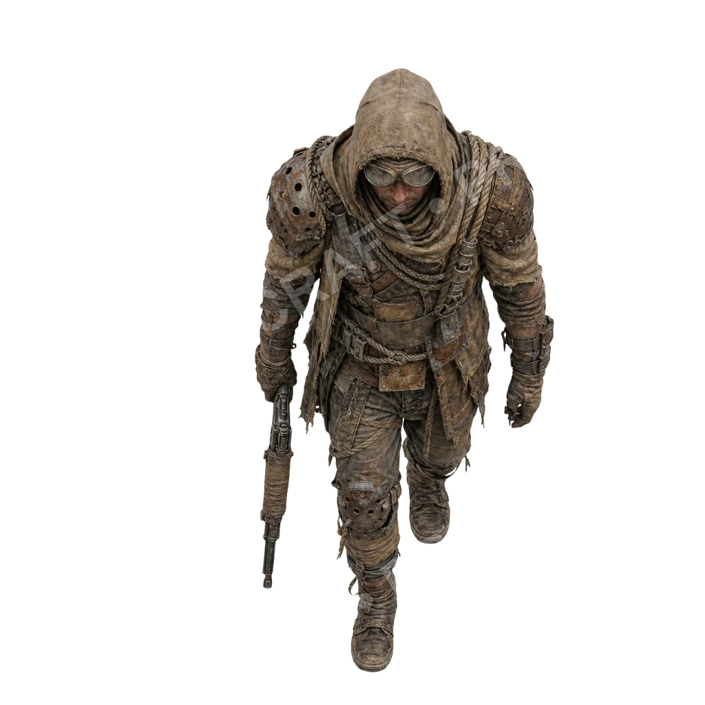 Wasteland Nomads 16 top-down token preview