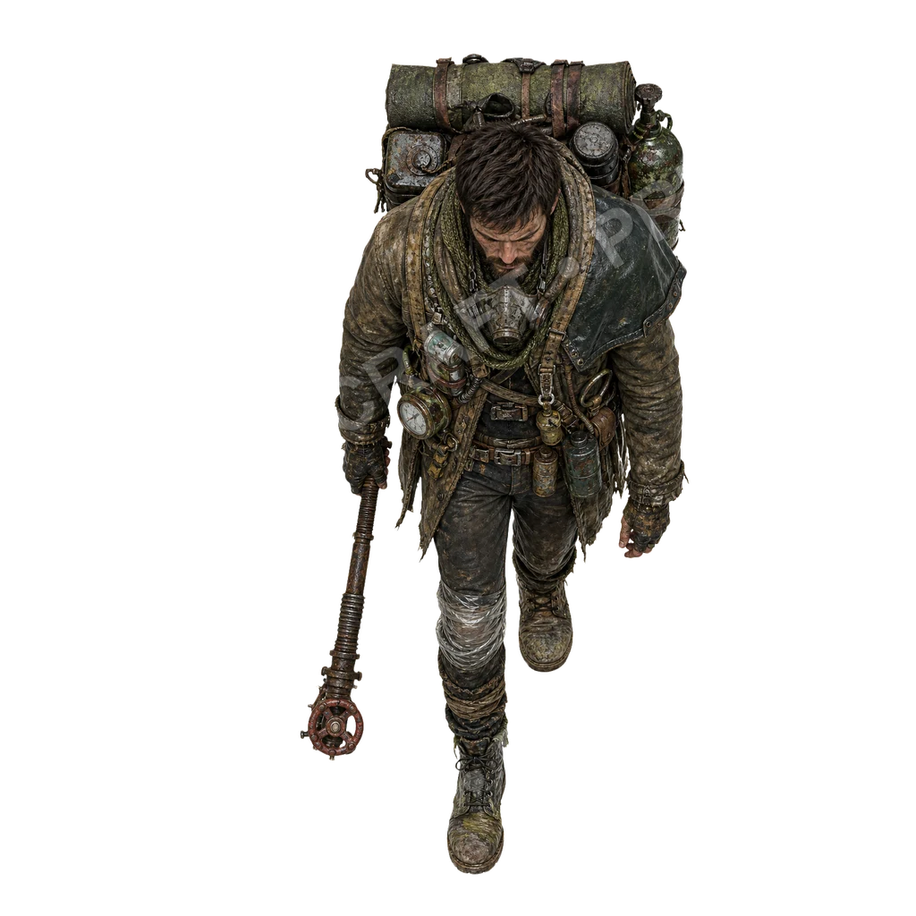 Wasteland Nomads 24 top-down token preview