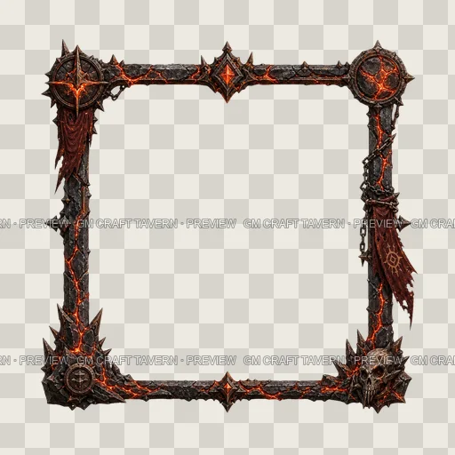 Border 18 top-down token preview