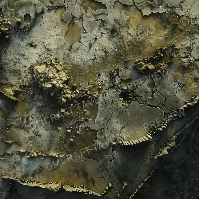 Aperçu de battlemap : Eerie Expanse A Desolate Wastela