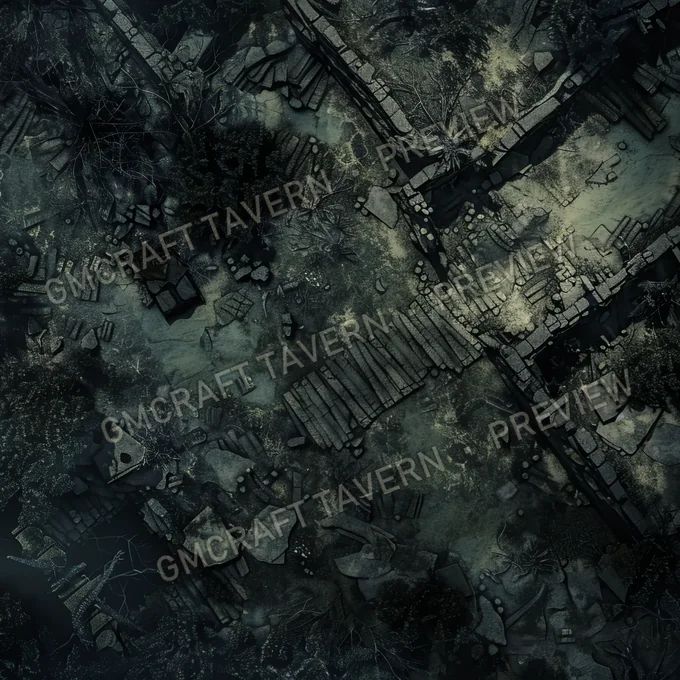 Aperçu de la battlemap « Haunted Highlands A Rugged And F »