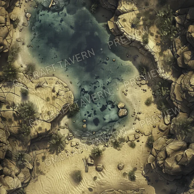 Aperçu de la battlemap « Post Apocalyptic D »