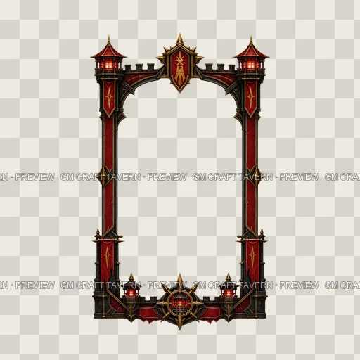 Border 05 top-down token preview