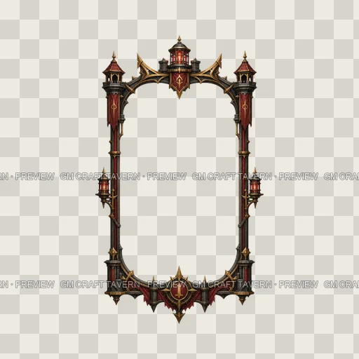 Border 10 top-down token preview