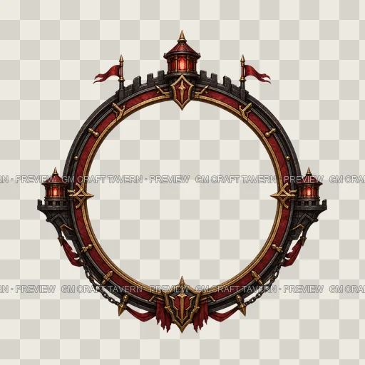 Border 40 top-down token preview