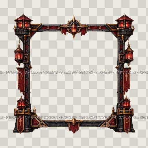 Border 49 top-down token preview