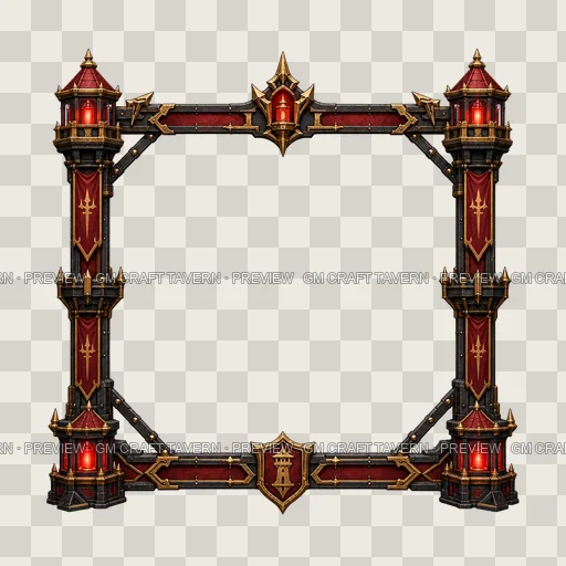 Border 54 top-down token preview