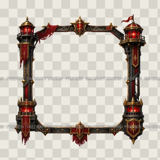 Border 64 top-down token preview