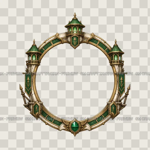 Border 25 top-down token preview