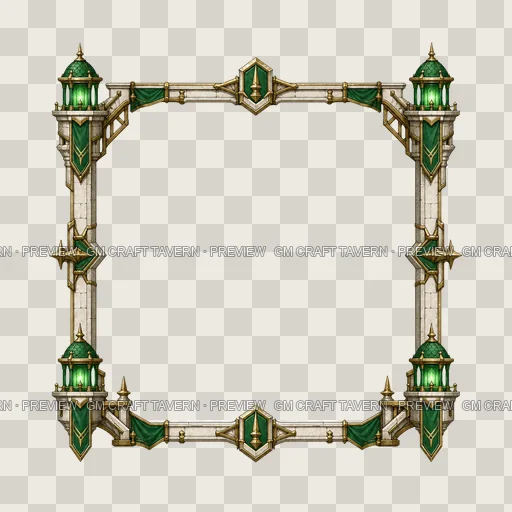 Border 54 top-down token preview