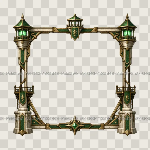 Border 57 top-down token preview