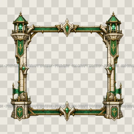 Border 62 top-down token preview