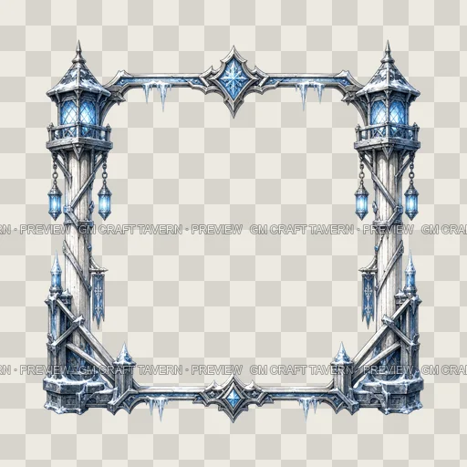 Border 53 top-down token preview