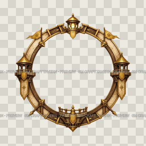 Border 40 top-down token preview
