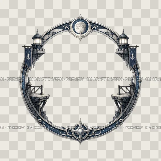 Border 45 top-down token preview