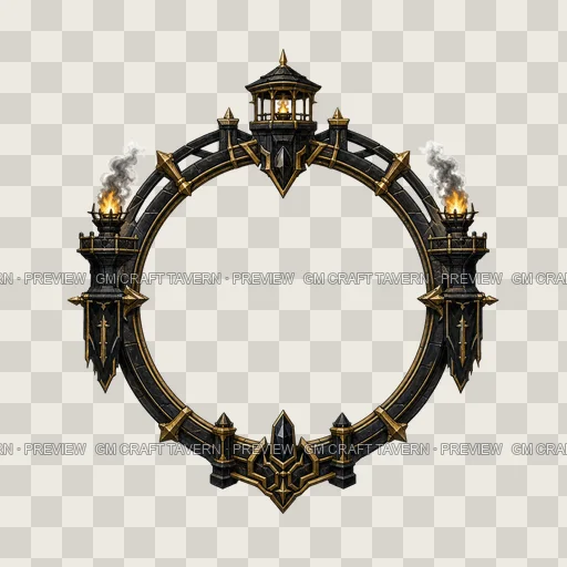 Border 46 top-down token preview