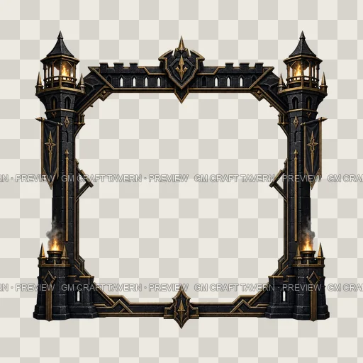 Border 72 top-down token preview