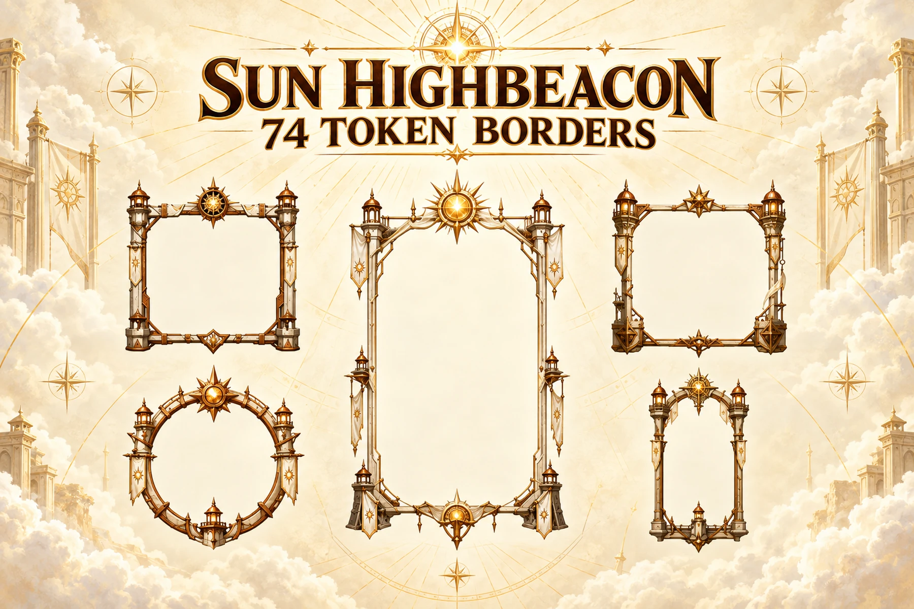 74 Sun Highbeacon Token Borders