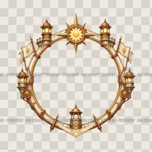 Border 30 top-down token preview