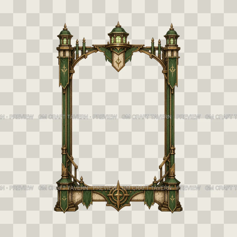 Verdant Lookout Borders product preview 1
