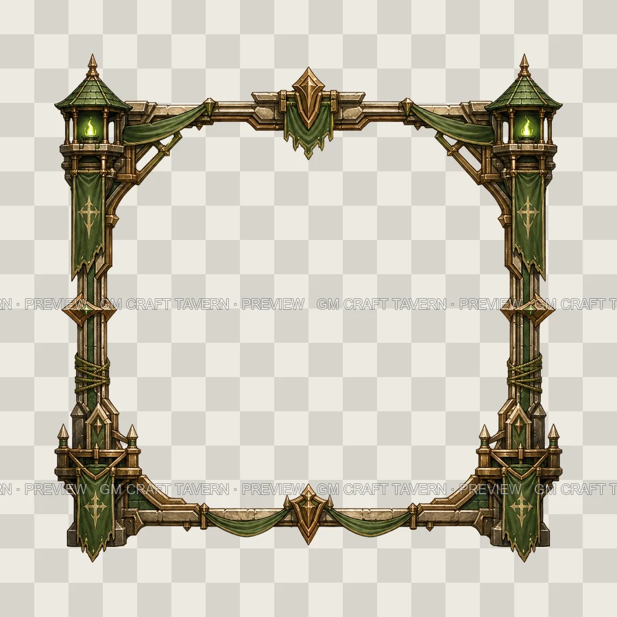 Verdant Lookout Borders product preview 4