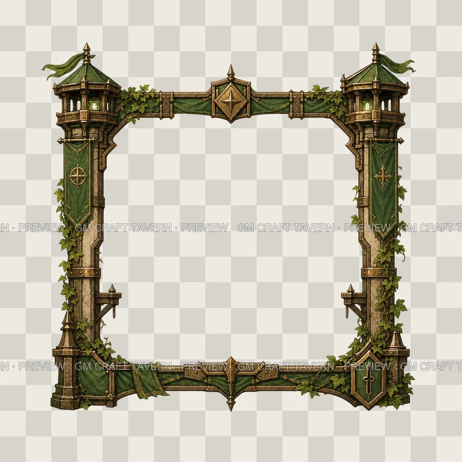 Verdant Lookout Borders product preview 7