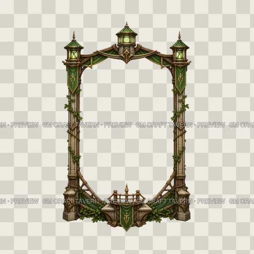 Border 25 top-down token preview