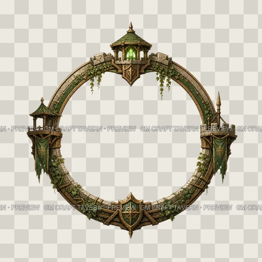 Border 40 top-down token preview