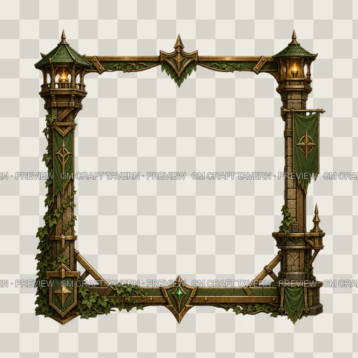 Border 54 top-down token preview