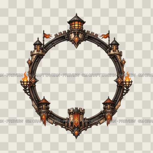 Border 14 top-down token preview