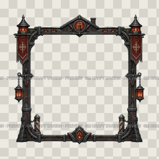 Border 09 top-down token preview