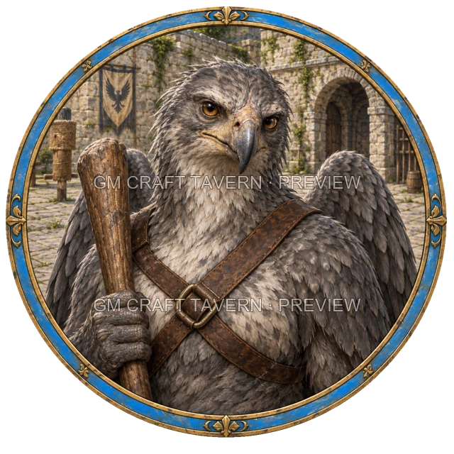 Aperçu du token vu du dessus de Urdan Stonebrook - Barbare