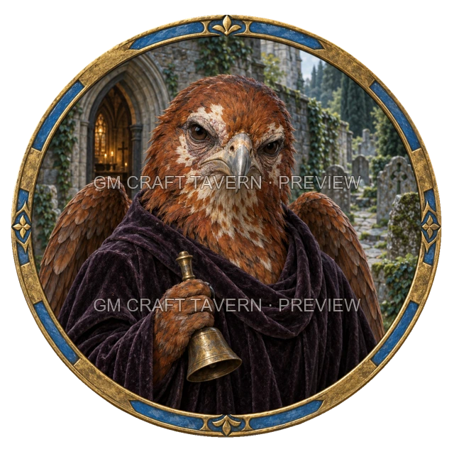 Aperçu du token vu du dessus de Durg Stonebrook - Barde