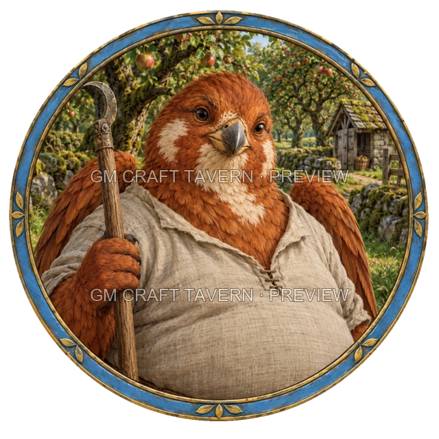 Aperçu du token vu du dessus de Besha Reedvale - Druide
