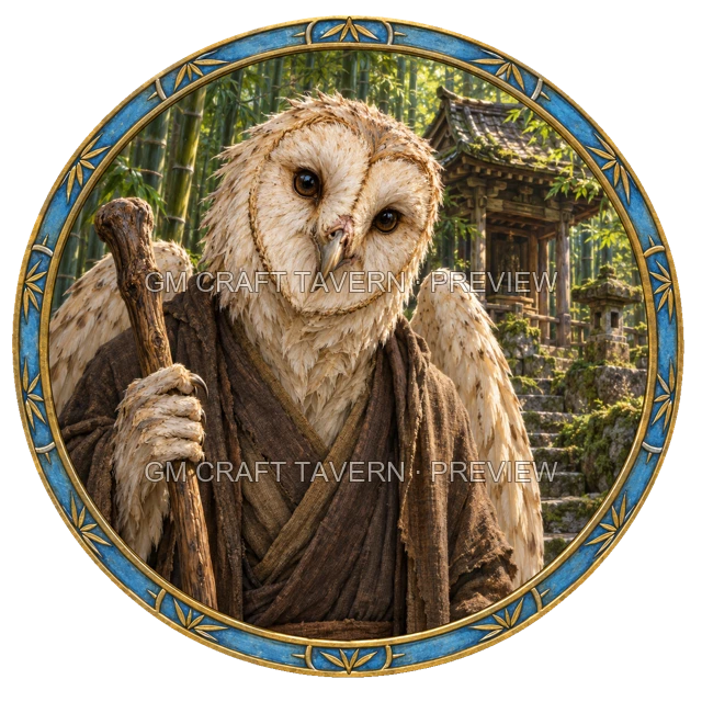 Aperçu du produit Tokens de personnages gens-ailés 3