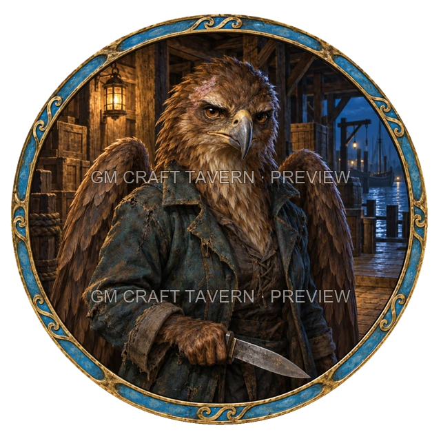 Aperçu du token vu du dessus de Urdan Duskford - Roublard