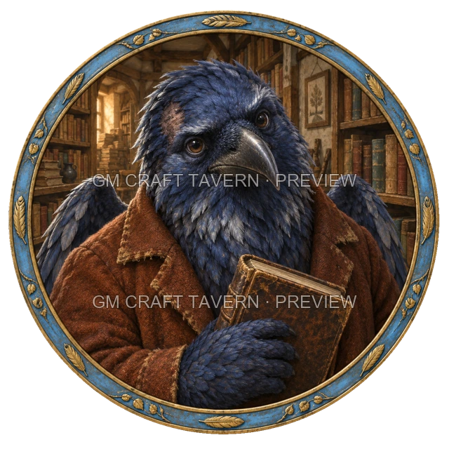 Aperçu du token vu du dessus de Morga Birchhaven - Marchand