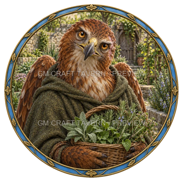Morga Deepgrove - aperçu de token de guérisseur vu du dessus