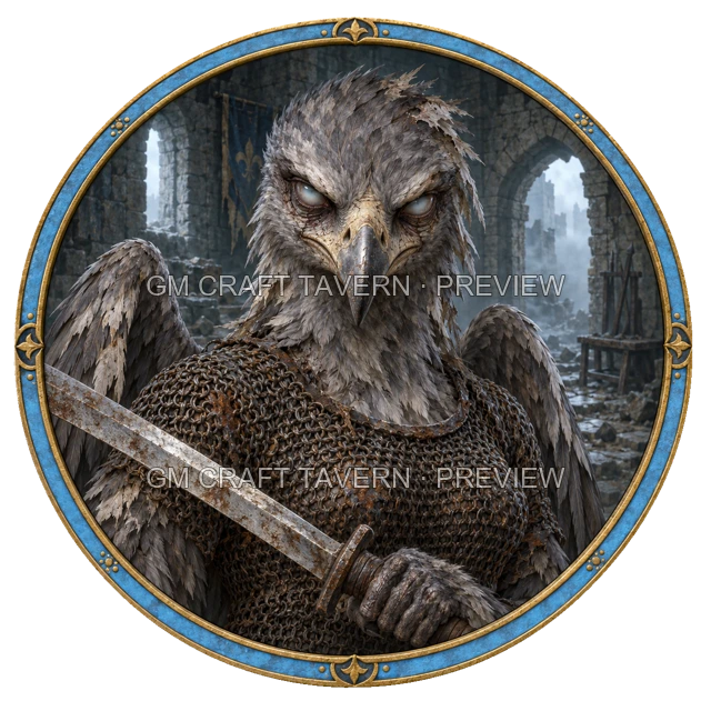 Aperçu de token de soldat mort-vivant vu du dessus