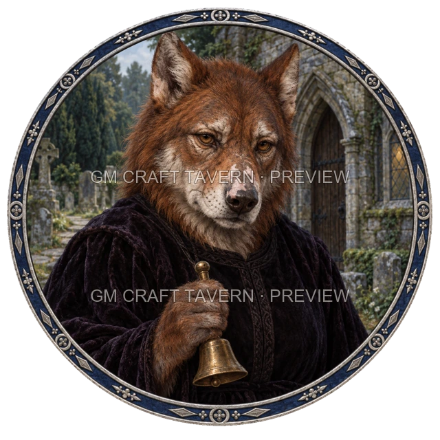 Aperçu du token vu du dessus de Durg Stonebrook - Barde