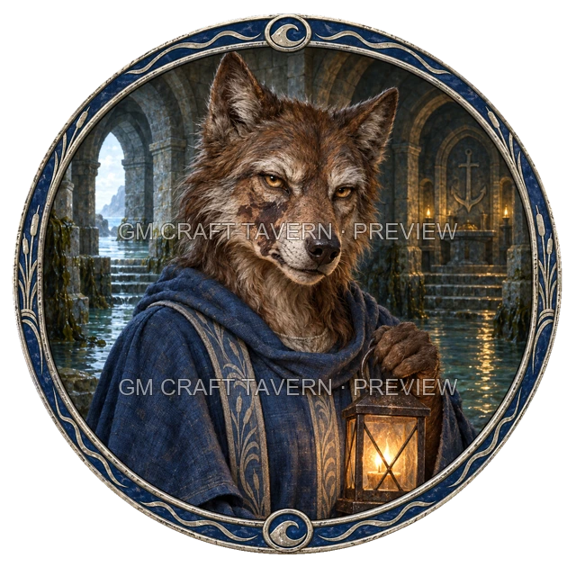 Aperçu du token vu du dessus de Urdan Reedvale - Clerc