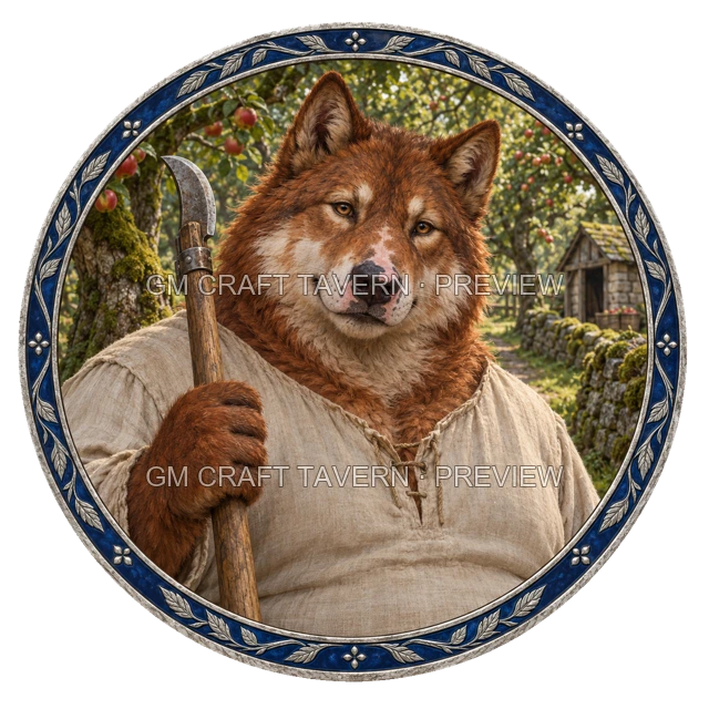 Aperçu du token vu du dessus de Besha Reedvale - Druide