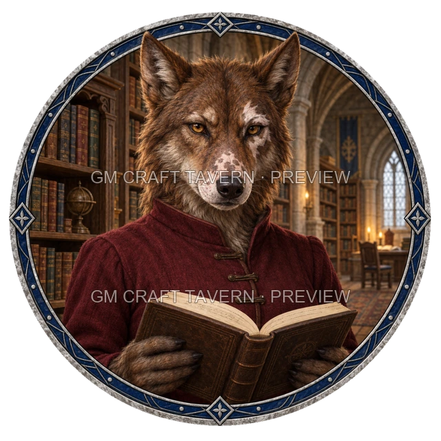 Aperçu du token vu du dessus de Durg Ironwell - Magicien